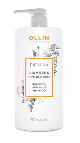 OLLIN Bionika Nutrition and shine  Šampūnas 