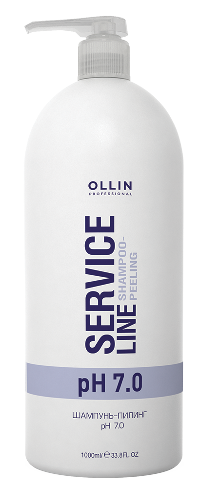 OLLIN SERVICE LINE Šampūnas-pilingas pH 7.0 1000ml
