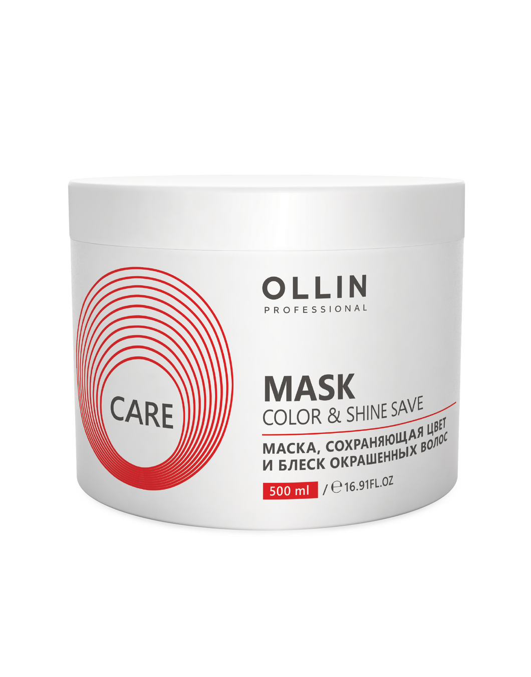 OLLIN CARE kaukė, išlaikanti dažytų plaukų spalvą ir blizgesį 500 ml
