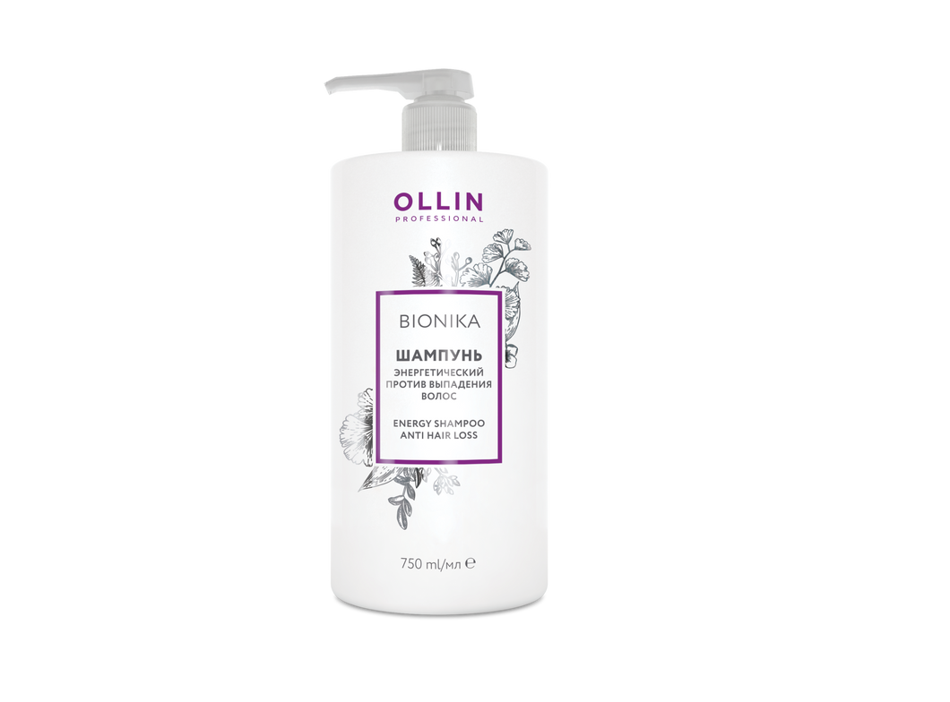 OLLIN Bionika Energetinis šampūnas nuo plaukų slinkimo 750 ml